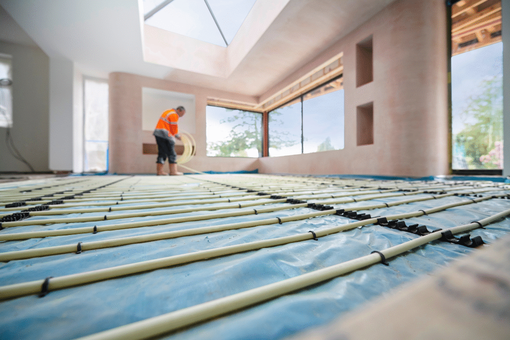 water underfloor heating
