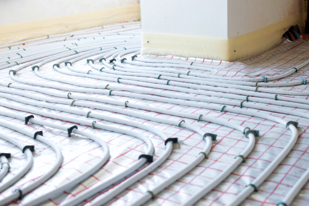 underfloor heating pipe